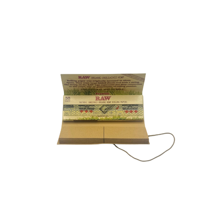 RAW Organic Hemp Connoisseur 1¼ Size Rolling Papers + Tips