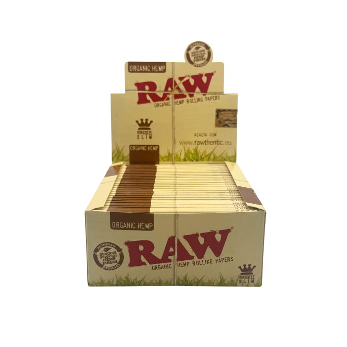 RAW Organic Hemp King Size Slim Rolling Papers