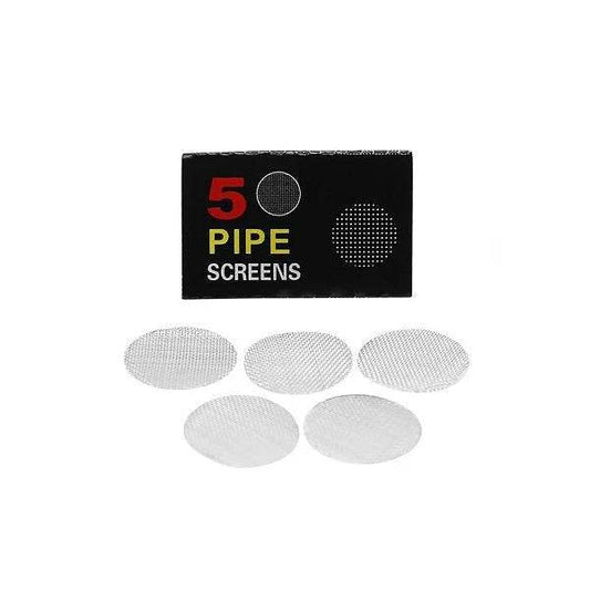 Stainless Steel Pipe Filter Screens Mesh 5 Pack - Bong Empire