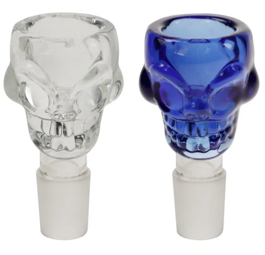 19mm Stone Age Skull Glass Cone Piece