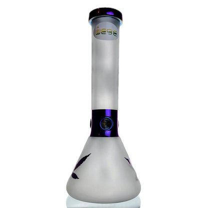 WEGE Rick And Morty Ice Catcher Beaker Glass Bong 32cm Purple - Bong Empire
