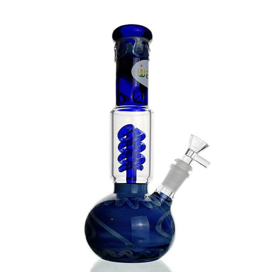 WEGE Swirl Percolator Ice Catcher Glass Bong 26cm - Bong Empire