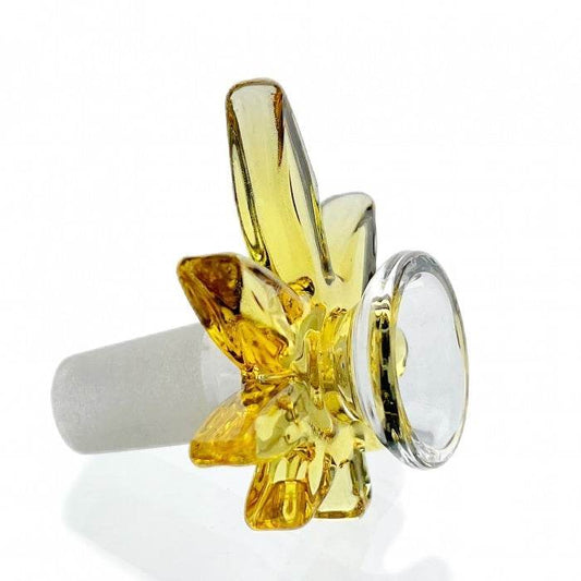WEGE Yellow Glass Cone 14mm - Bong Empire