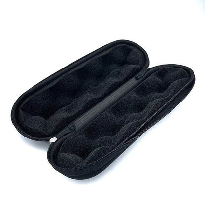 X Large Sweet Puff Glass Pipe Pouch Case With Zip Lock Black - Bong Empire