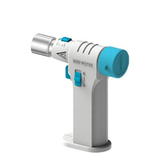 Zengaz White Dual Jet Flame Lighter - Bong Empire